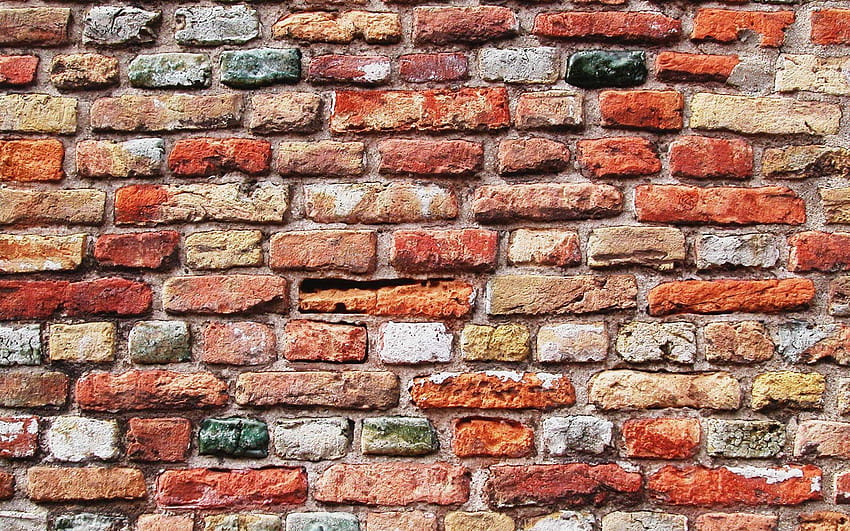 Old Brick Group, brick walls HD wallpaper