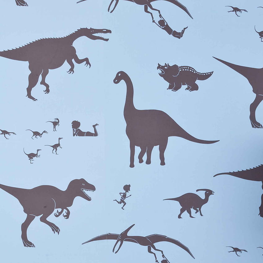 LITTLE DINO A story for little boys / Linear illustrations provide a playful feel / Dinosaur repeats make a g…, blue dinosaur HD phone wallpaper