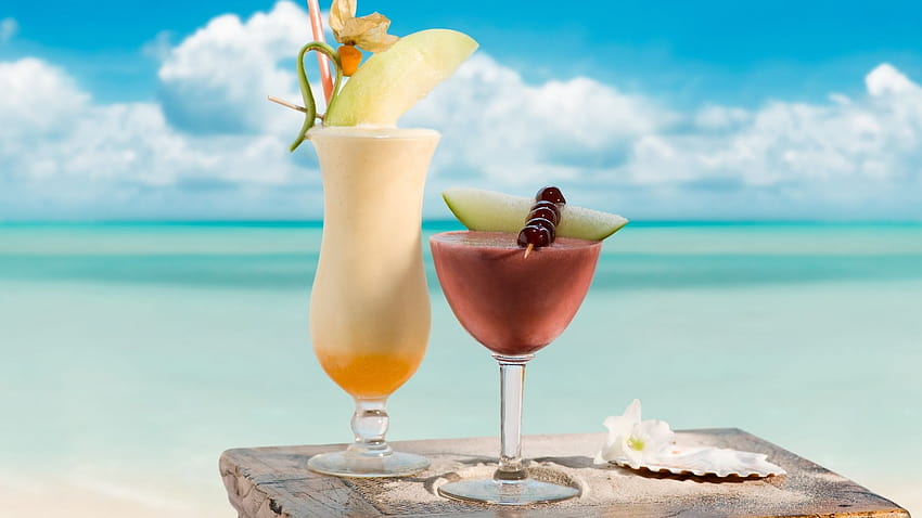 Coktail Summer Cocktails on The Beach with 1920&, summer fruit cocktails HD wallpaper