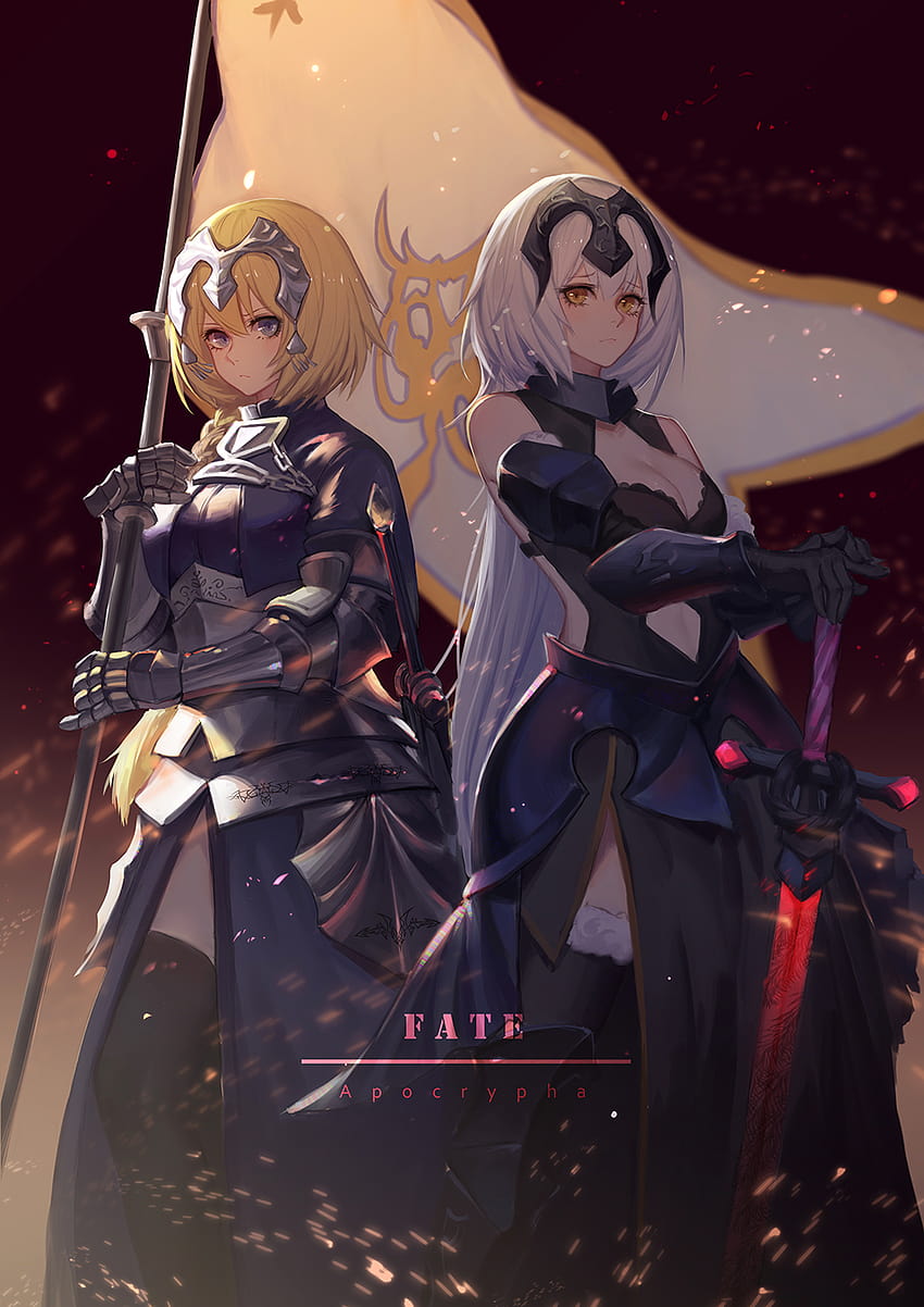 : Fate Series, Fate Apocrypha, Fate Grand Order, anime girls, Ruler Fate Apocrypha, Jeanne d arc alter 1000x1414 HD phone wallpaper