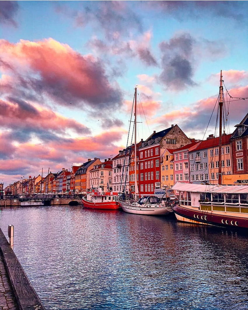 Nyhavn, Kopenhagen, Denmark wallpaper ponsel HD