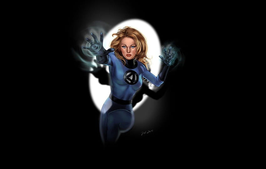background, power, costume, fantastic four, Fantastic Four, The Invisible Woman, Susan Storm , section фантастика HD wallpaper