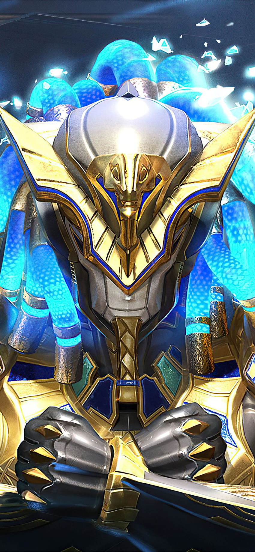 pubg golden pharaoh x suit iPhone 11 HD phone wallpaper
