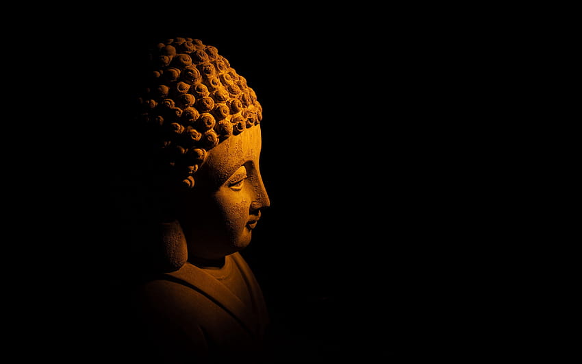 3840x2400 buddha, patung, latar belakang ultra gelap 16:10, buddha ultra Wallpaper HD
