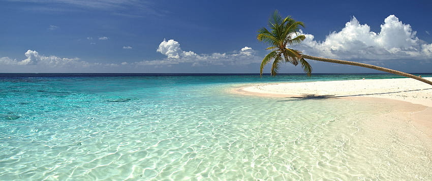 Playa [3440x1440] • /r/ panorámica, verano ultrapanorámico fondo de pantalla