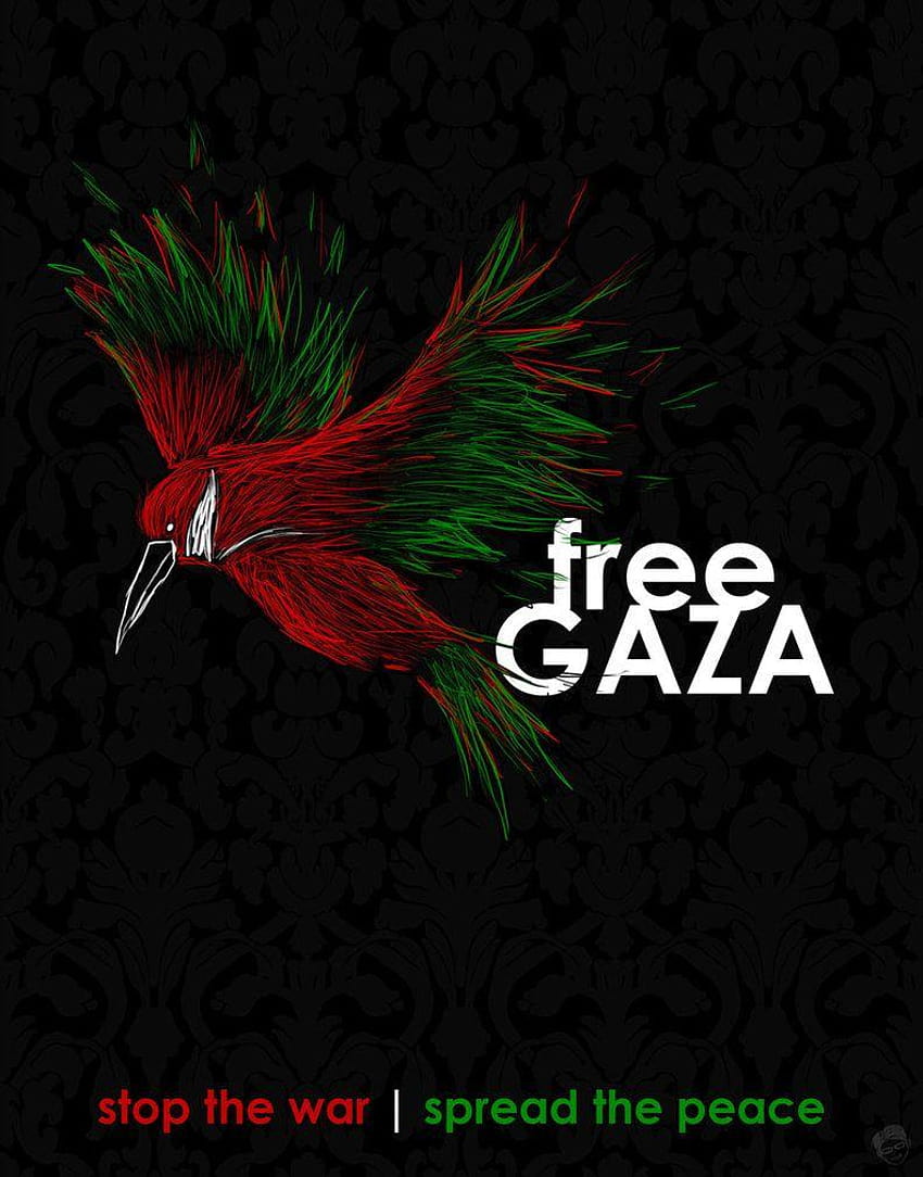 โปสเตอร์ GAZA โดย gelimat ฉนวนกาซา ปาเลสไตน์ วอลล์เปเปอร์โทรศัพท์ HD