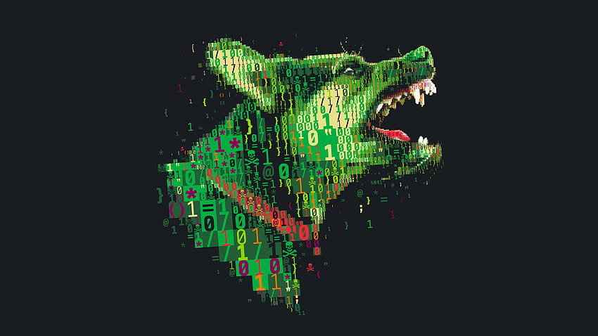 Dog Digital Numbers Codes Ultra, cybercrime HD wallpaper