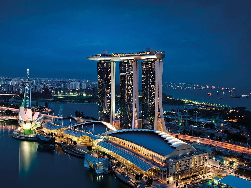 2 Best Marina Bay Sands Singapore HD wallpaper