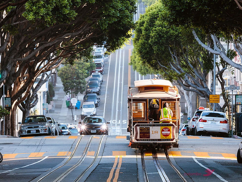 Matteo Colombo Travel graphy, cable cars san francisco HD wallpaper