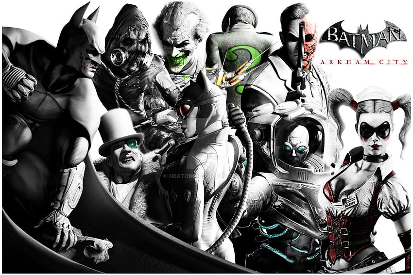 Best 4 Batman Villains on Hip, batman vs villians HD wallpaper | Pxfuel