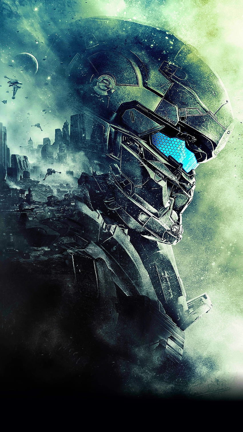 Halo 5: Guardians est un jeu vidéo de tir à la première personne, halo iphone HD phone wallpaper