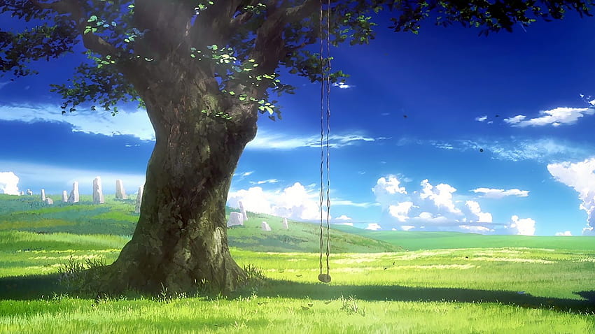 3840x2160px, 4K Free download | Anime Nature 77, anime natural scene HD ...
