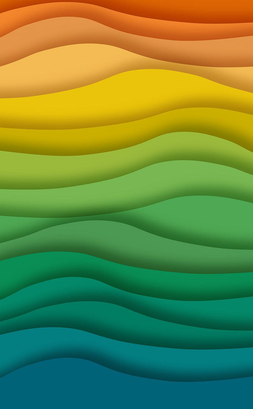 Colorful, waves, abstract, digital art, 950x1534, nokia 3310 HD phone wallpaper