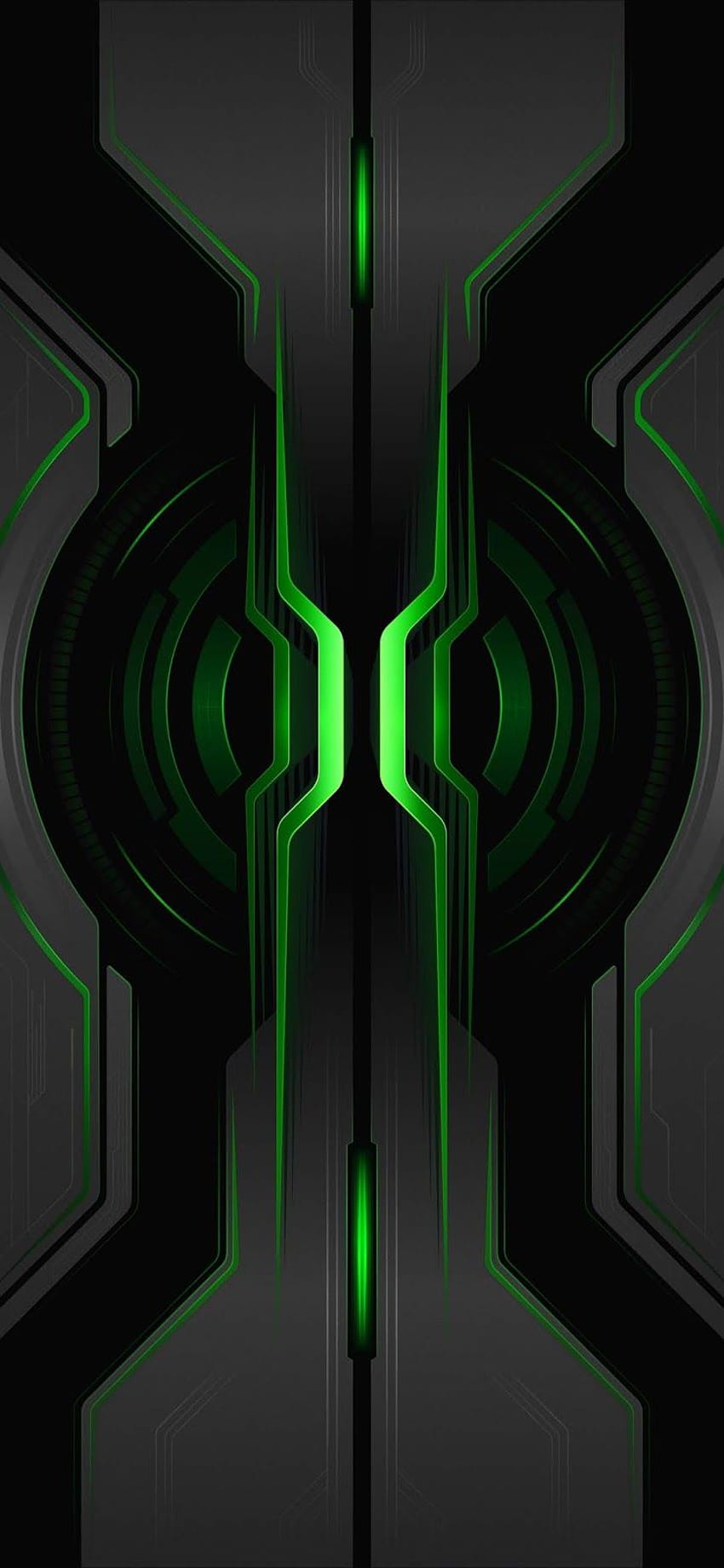 Download Black And Green Mobile Wallpaper