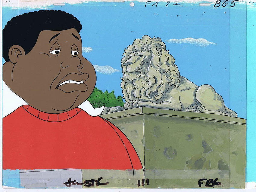 Fat Albert & The Cosby Kids Original Production Cel & Painted Bkgd, fat albert and the cosby kids HD wallpaper