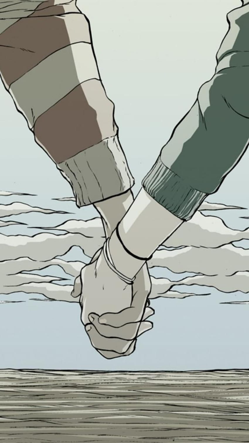 Holding Hands, hold hand anime HD phone wallpaper