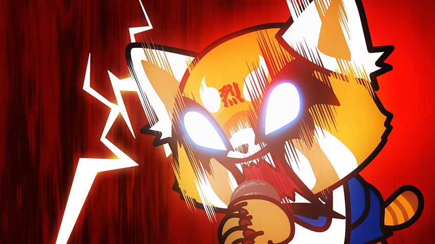 Aggressives Retsuko, Aggretsuko des roten Pandas HD-Hintergrundbild