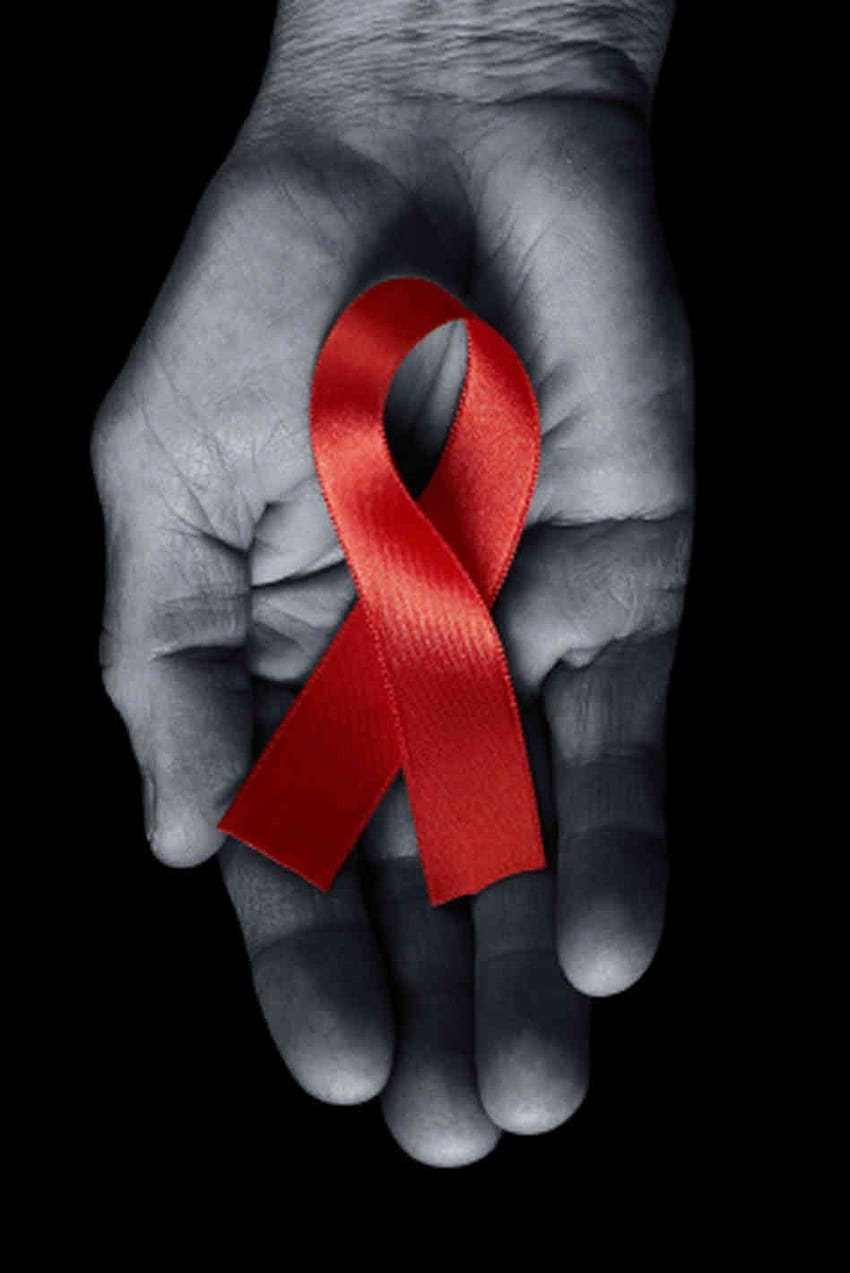 Pin en VIH, vih y sida fondo de pantalla del teléfono