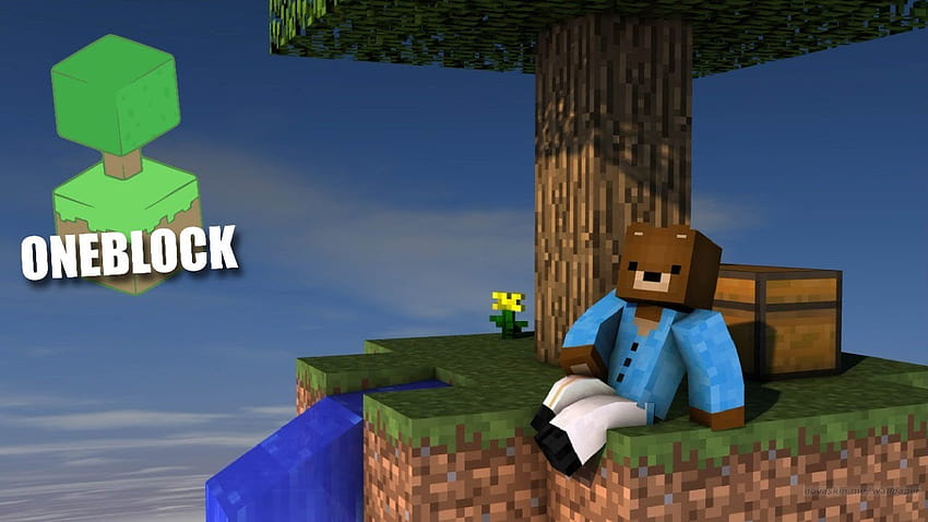 minecraft un bloc Fond d'écran HD