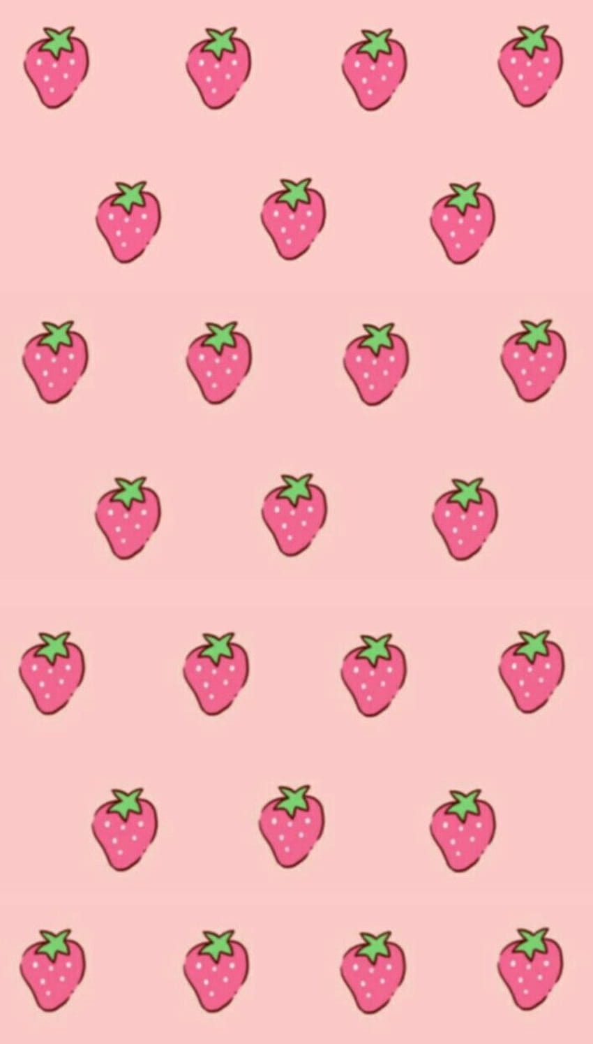 Cute, strawberry milk aesthetic HD phone wallpaper | Pxfuel