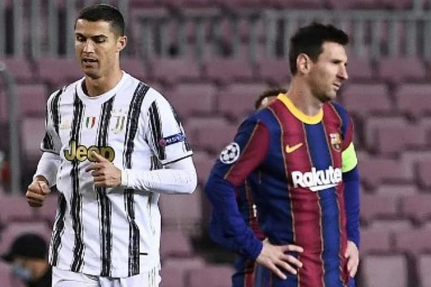 Barcellona vs Juventus: il meglio di Cristiano Ronaldo e Lionel Messi mentre la rivalità GOAT si rinnova i Sfondo HD