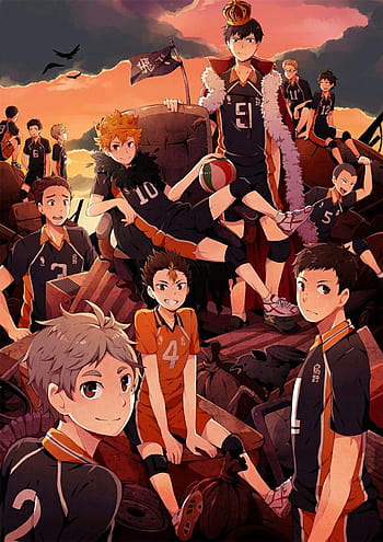 Haikyuu Anime Karasuno Volleyball Team 4K Wallpaper #7.2815