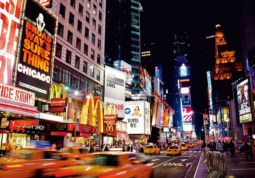 Carta da parati New York Times Square di notte NYC [1431x1000] per il tuo, cellulare e tablet Sfondo HD