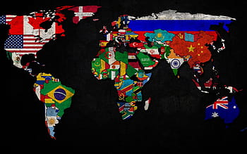 political-world-map-hd