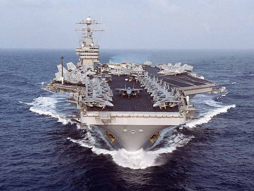 4 Screensaver Angkatan Laut AS, kapal induk angkatan laut AS Wallpaper HD