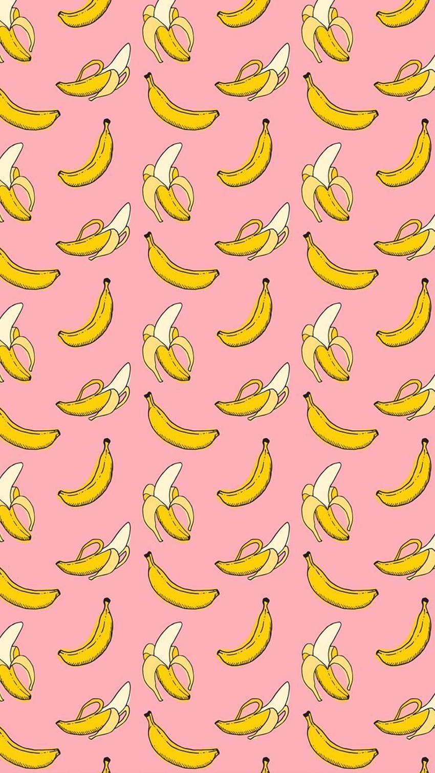 Fundos de banana, banana estética Papel de parede de celular HD