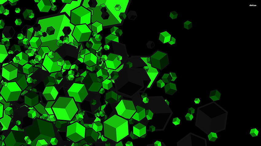 schwarz grün, grüner computer HD-Hintergrundbild