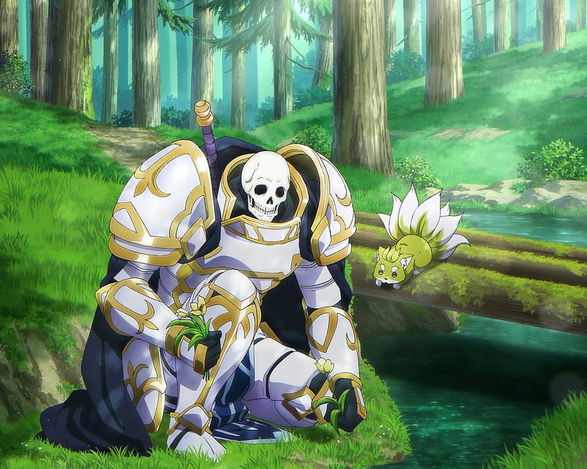 Ponta, skeleton knight in another world HD wallpaper