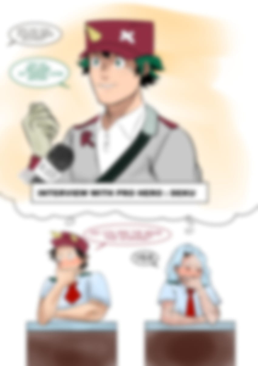 Erwachsene Eri, Kota und Deku Doodle[Comic?]: BokuNoHeroAcademia HD-Handy-Hintergrundbild