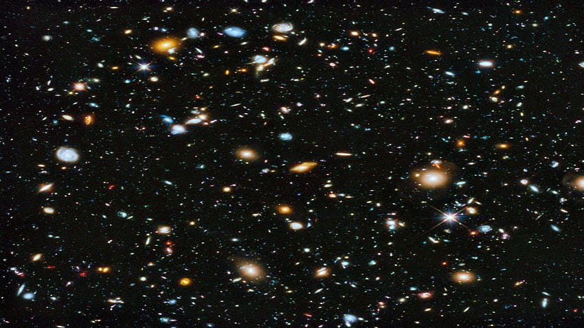 Hubble Ultra Deep Field Уикипедия, Hubble deep field HD тапет
