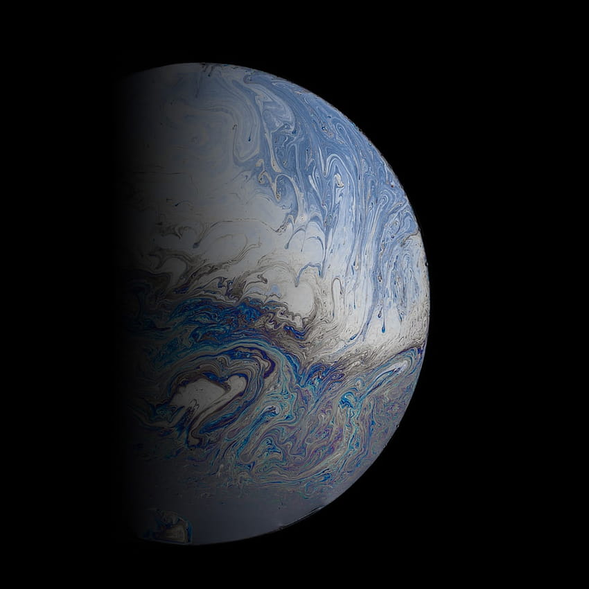 planet bumi biru dan coklat – Abu-abu wallpaper ponsel HD