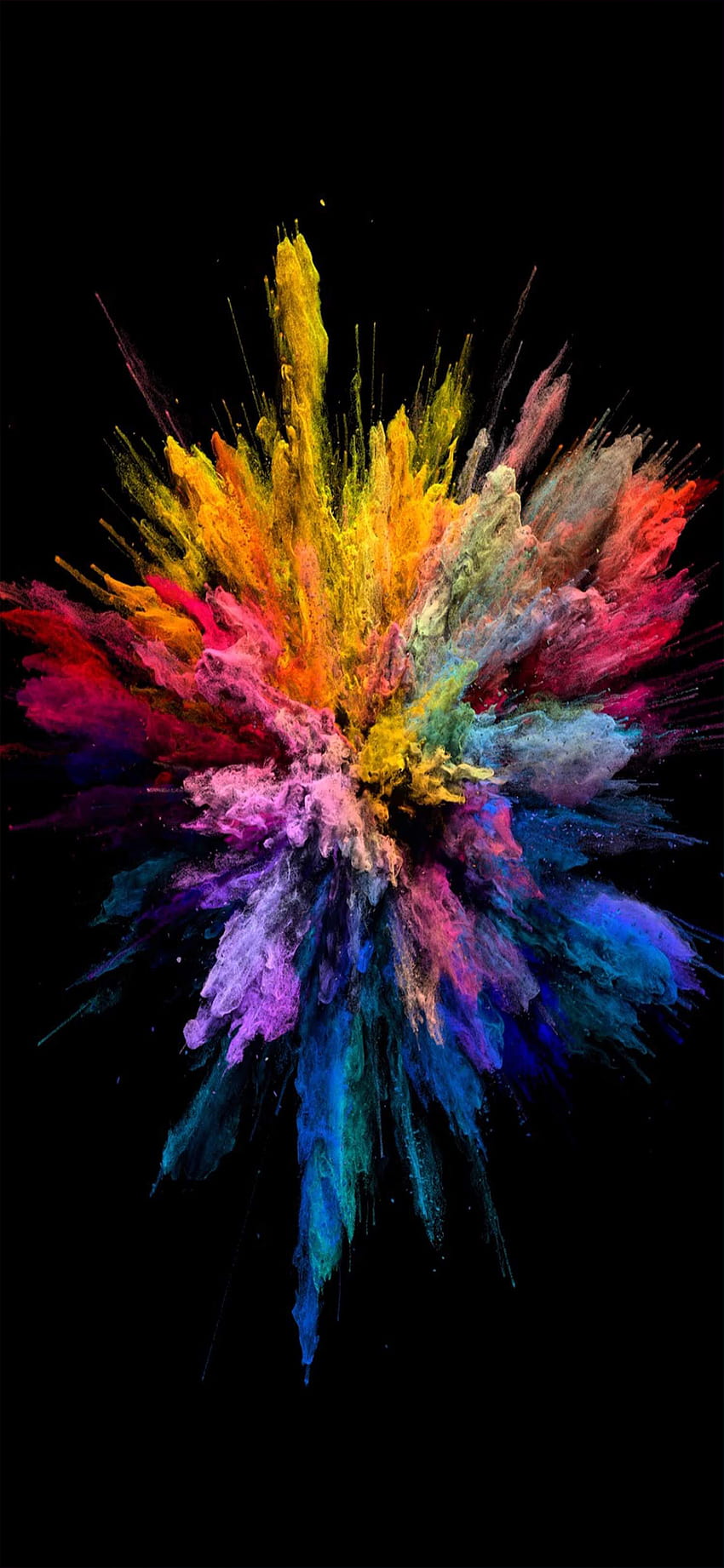 Explosión de colores, iphone colorido fondo de pantalla del teléfono