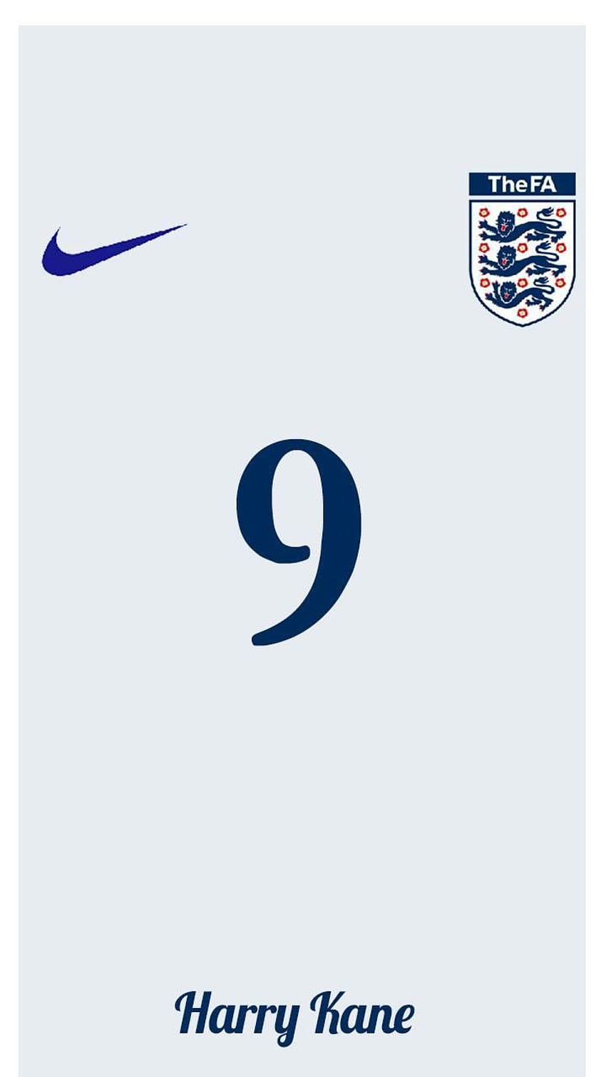 Harry Kane England-Shirt Nr. 9, ästhetisches PS4-England HD-Handy-Hintergrundbild