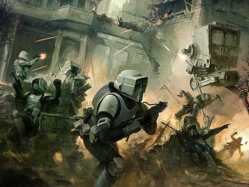 Star Wars Scout Trooper Wallpaper  Awesome  Star wars background Star  wars images Star wars art