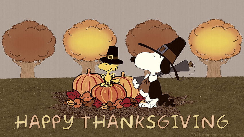 Peanuts Thanksgiving, cute thanksgiving HD wallpaper