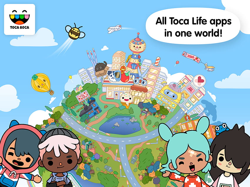 Toca Life: World, Toca life world construa histórias crie seu mundo papel de parede HD