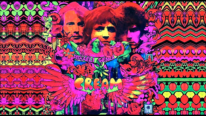 Psychedelic, cream band HD wallpaper