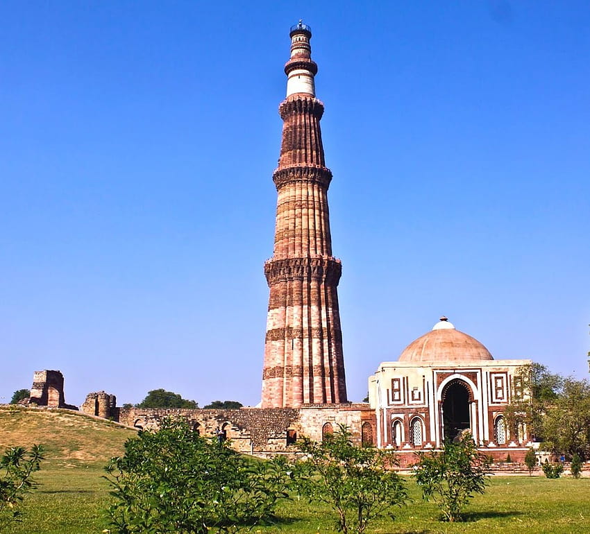 3840x2160px, 4K Free download | Qutub Minar New Delhi Full View 28424 ...