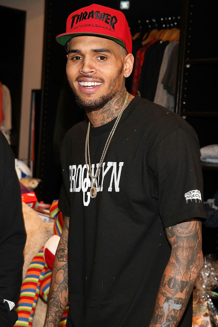 Chris Brown menggila wallpaper ponsel HD