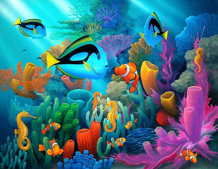 Undersea for HD wallpaper