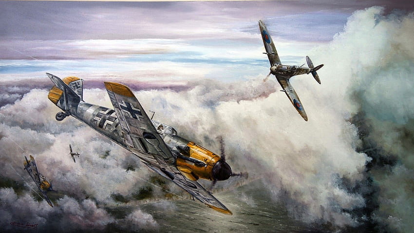 5 Pesawat WW2, perang dunia dua pesawat Wallpaper HD