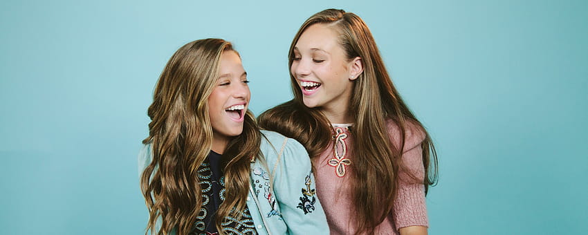 Maddie and Mackenzie Ziegler Team Up with Clean & Clear HD wallpaper