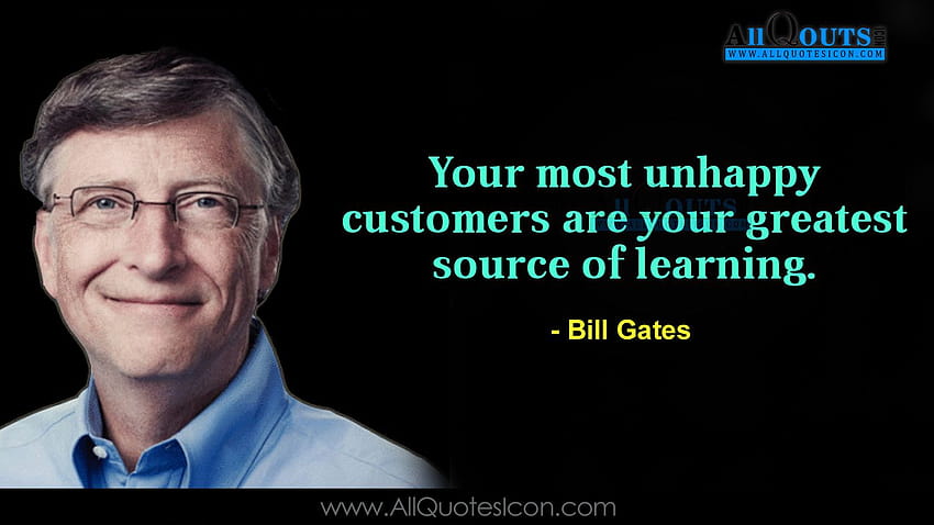 Zitate von Bill Gates auf Englisch: Die besten Lebensmotivationsbotschaften, Sprüche und Gedanken, Zitate auf Englisch. Berühmte Zitate von Bill Gates, Inspirationen auf Englisch, online HD-Hintergrundbild