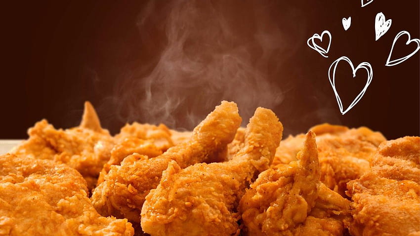 Fried Chicken, Christopher Mercado tarafından gönderildi, çıtır tavuk HD duvar kağıdı