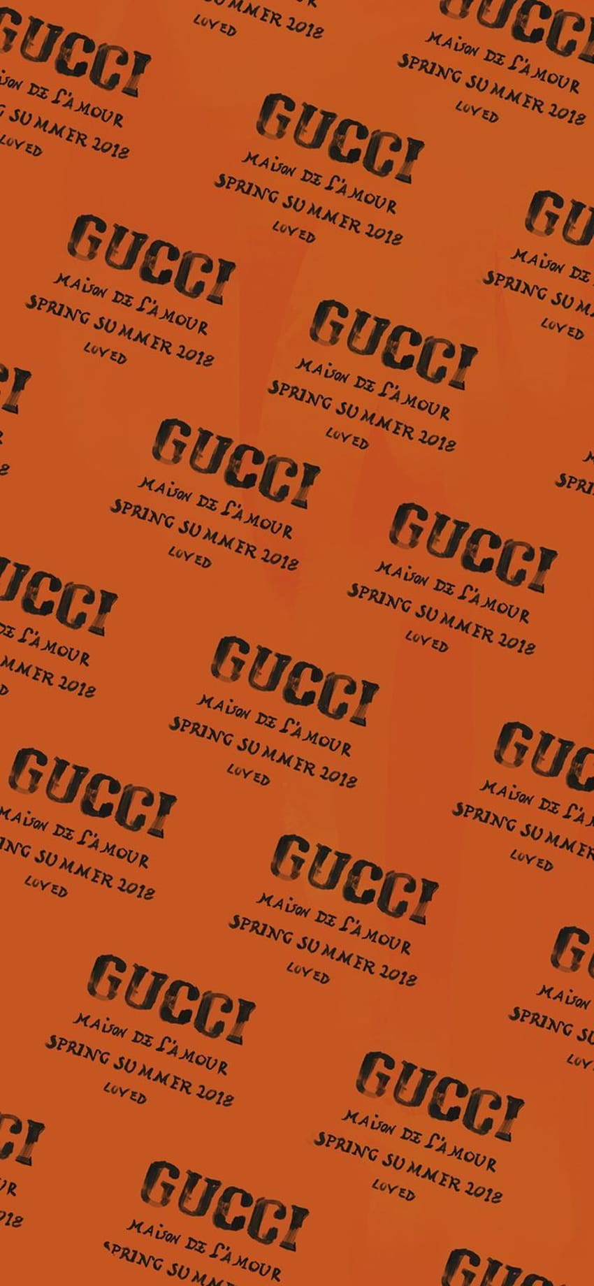 Gucci :: Rumah mode mendukung kampanye ini dengan inisiatif digital ekstensif termasuk…, stiker musim panas oranye wallpaper ponsel HD