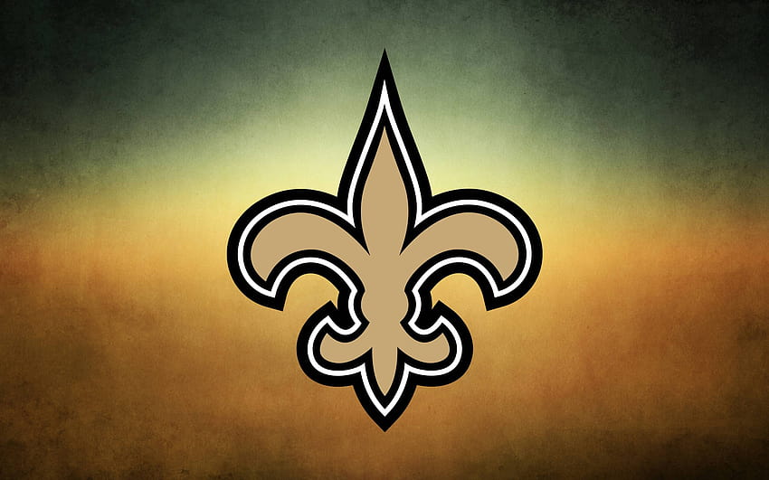 New Orleans Saints Logo Tła 56001 2560x1600px Tapeta HD